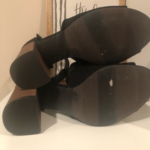 Block heel Open Toe Bootie - Picture 4 of 5